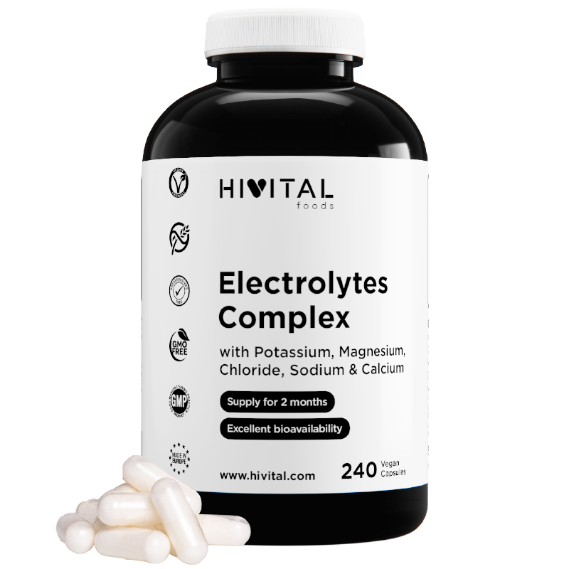 ▷ Electrolitos Complex | 240 Cápsulas Veganas